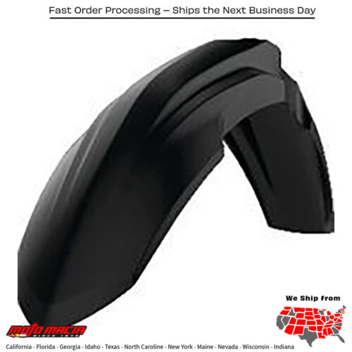 FRONT FENDER BLACK Honda CRF450RX 2017-2020 Honda CRF450R 2017-2020 Honda CRF450X 2017-2020 Honda CRF250R 2018-2021 Honda CRF450R W.E. 2019-2020 Honda CRF250RX 2019-2021 Honda CRF250F 2019-2021 Honda CRF250L 2018-2021 Honda CRF250LA ABS 201