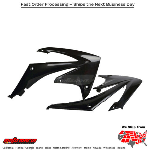 RADIATOR SHROUD BLACK Honda CRF450R 2009-2012 Honda CRF250R 2010-2013