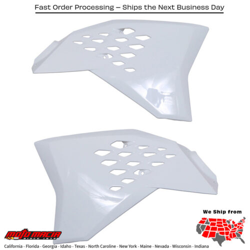 RADIATOR SHROUD WHITE KTM 65 SX 2009-2015
