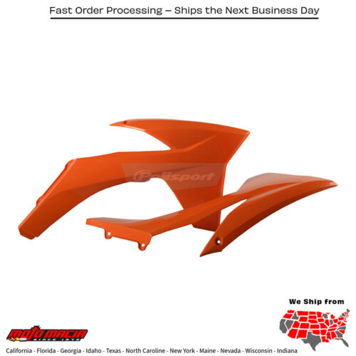 RADIATOR SHROUD ORANGE KTM 350 XC-F 2011-2012 KTM 150 XC 2011-2012 KTM 350 SX-F 2011-2012 KTM 250 SX 2011-2012 KTM 250 SX-F 2011-2012 KTM 250 XC 2011-2012 KTM 300 XC 2011-2012 KTM 450 SX-F 2011-2012 KTM 250 XC-F 2011-2012 KTM 125 SX 2011-20