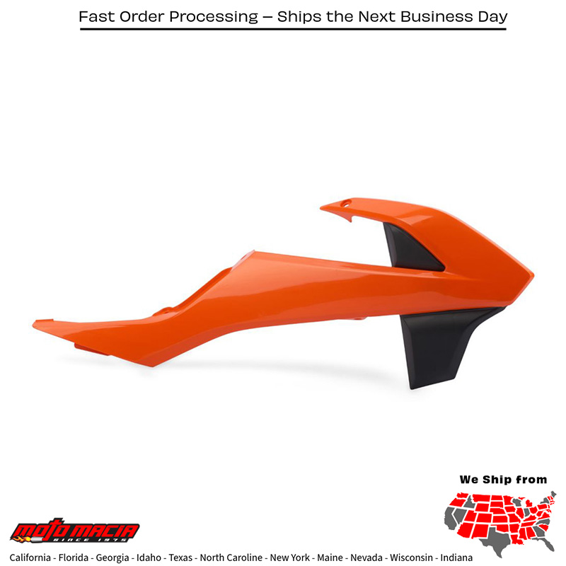 RADIATOR SHROUD ORANGE/BLACK KTM 65 SX 2016-2023