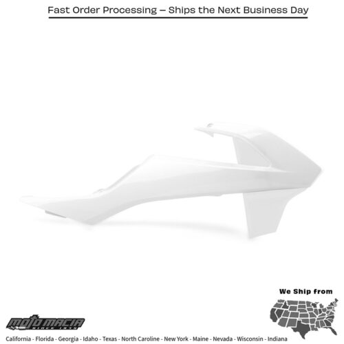 RADIATOR SHROUD WHITE KTM 65 SX 2016-2023
