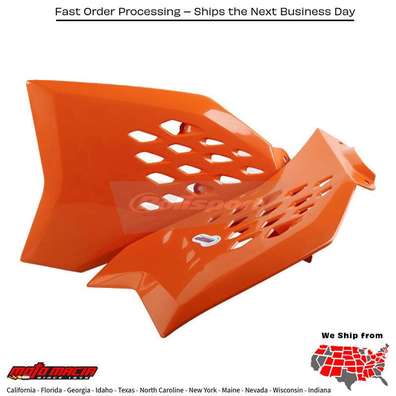 RADIATOR SHROUD ORANGE KTM 65 SX 2009-2015