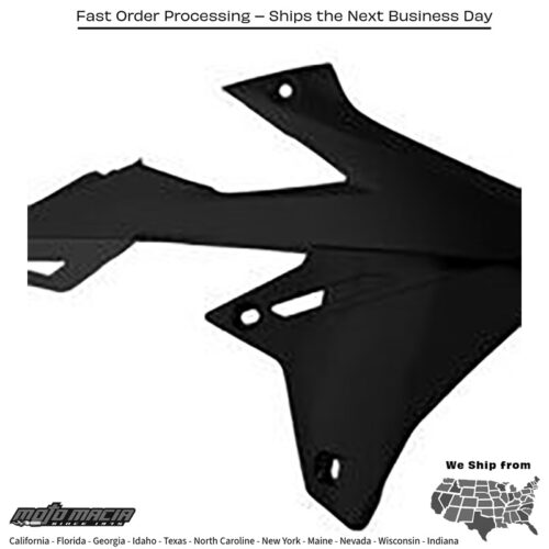 RADIATOR SHROUD BLACK Suzuki RM-Z450 2018-2023 Suzuki RM-Z250 2019-2023