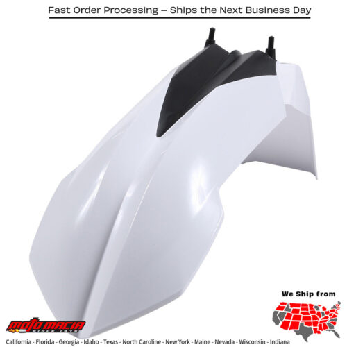 FRONT FENDER WHITE KTM 65 SXS 2012-2014 KTM 65 SX 2009-2015 KTM 65 XC 2009-2009