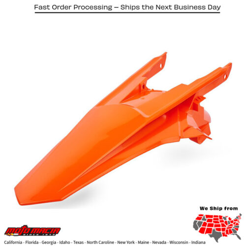REAR FENDER ORANGE KTM 450 XC-F 2016-2018 KTM 350 XC-F 2016-2018 KTM 350 SX-F 2016-2018 KTM 250 SX-F 2016-2018 KTM 450 SX-F 2016-2018 KTM 250 XC-F 2016-2018 KTM 125 SX 2016-2018 KTM 150 SX 2016-2018
