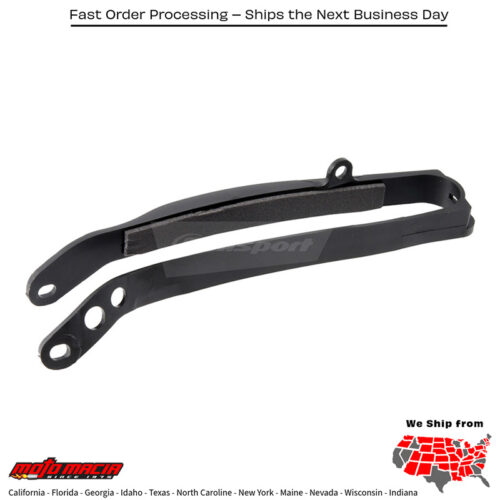CHAIN SLIDER BLACK Yamaha YZ250FX 2015-2015 Yamaha YZ250F 2009-2017 Yamaha YZ450F 2009-2017 Yamaha WR250F 2015-2016