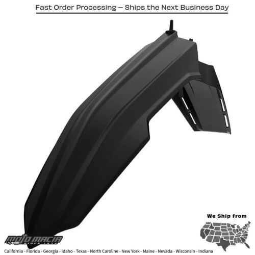 FRONT FENDER BLACK Suzuki RM-Z450 2018-2025 Suzuki RM-Z250 2019-2025