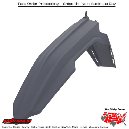 RESTYLE FRONT FENDER NARDO GREY Suzuki RM250 2001-2008 Suzuki RM125 2001-2008