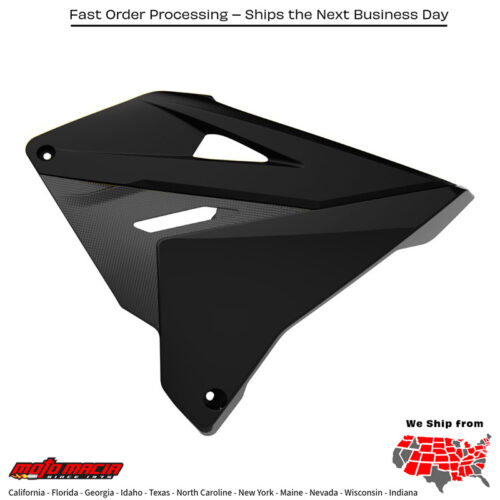 RESTYLE RADIATOR SHROUD BLACK Suzuki RM250 2001-2008 Suzuki RM125 2001-2008