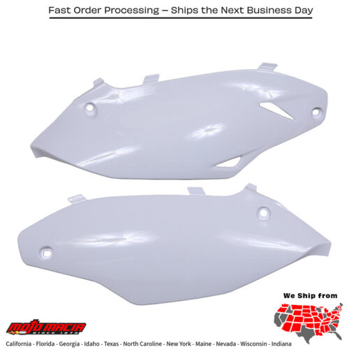 SIDE PANELS WHITE Kawasaki KX250F 2013-2016 Kawasaki KX450F 2012-2015