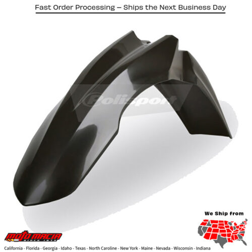 FRONT FENDER BLACK Honda CRF250L 2013-2013 Honda CRF250M 2013-2013 Honda CRF450R 2009-2012 Honda CRF250R 2010-2013 Honda CRF250X 2012-2013 Honda CRF450X 2009-2012