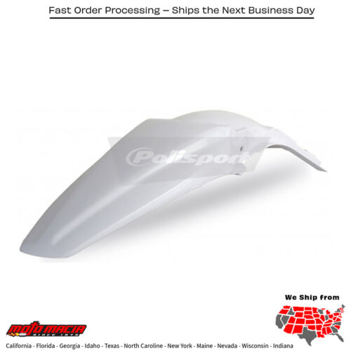REAR FENDER WHITE Kawasaki KX250F 2009-2012 Kawasaki KX450F 2009-2011