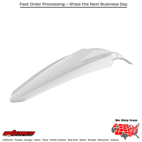 REAR FENDER WHITE Kawasaki KX250F 2016-2020 Kawasaki KX450F 2016-2018