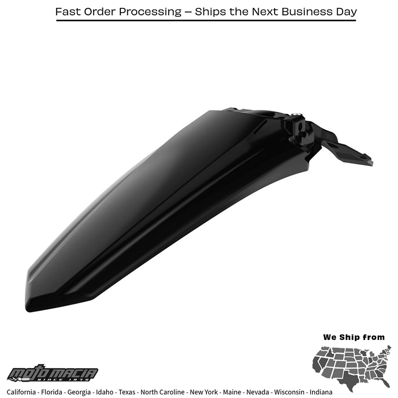 REAR FENDER BLACK Kawasaki KX250F 2021-2023 Kawasaki KX450F 2019-2023