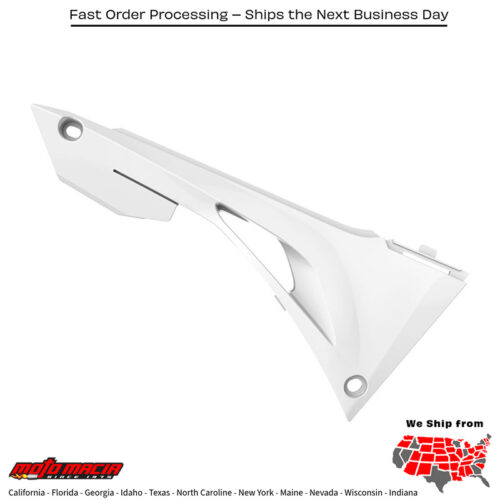 UPPER SIDE PANELS WHITE Honda CRF450RX 2017-2020 Honda CRF450R 2017-2023 Honda CRF450X 2017-2020 Honda CRF250R 2018-2021 Honda CRF450R W.E. 2019-2020 Honda CRF250RX 2019-2021 Honda CRF250F 2019-2021 Honda CRF250L 2018-2021 Honda CRF250LA AB