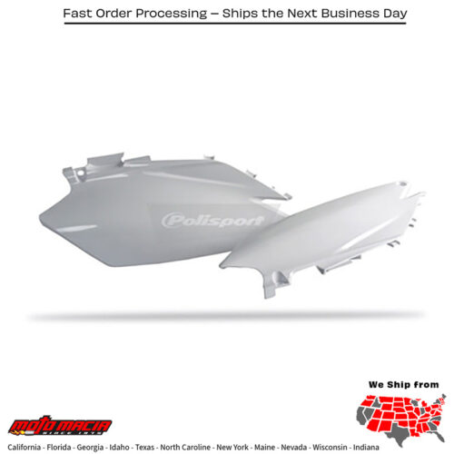 SIDE PANELS WHITE Honda CRF450R 2011-2012 Honda CRF250R 2011-2013