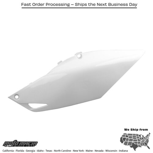 SIDE PANELS WHITE Honda CRF250L 2014-2017 Honda CRF450R 2013-2016 Honda CRF250R 2014-2017 Honda CRF250X 2015-2017 Honda CRF450X 2013-2016 Honda CRF250LR Rally 2017-2017 Honda CRF250LA ABS 2017-2017 Honda CRF250LRA Rally ABS 2017-2017