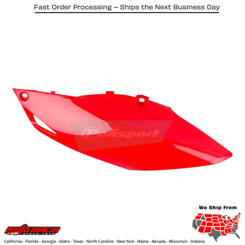 SIDE PANELS RED Honda CRF250L 2014-2017 Honda CRF450R 2013-2016 Honda CRF250R 2014-2017 Honda CRF250X 2015-2017 Honda CRF450X 2013-2016 Honda CRF250LR Rally 2017-2017 Honda CRF250LA ABS 2017-2017 Honda CRF250LRA Rally ABS 2017-2017