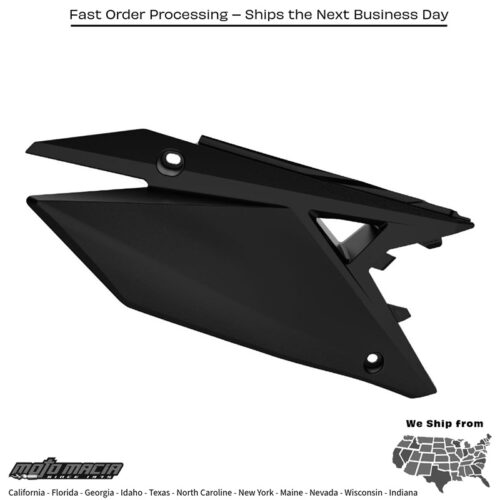 SIDE PANELS BLACK Suzuki RM-Z450 2018-2023 Suzuki RM-Z250 2019-2023