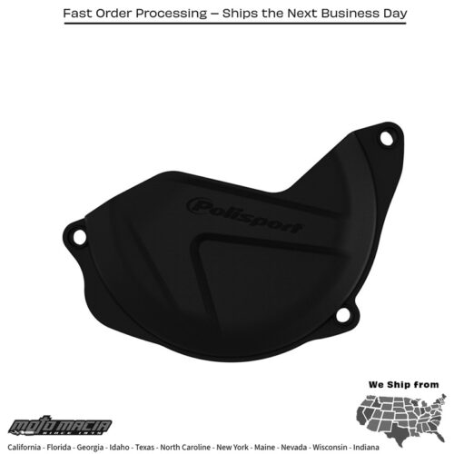 CLUTCH COVER PROTECTOR BLACK Honda CRF450R 2010-2016