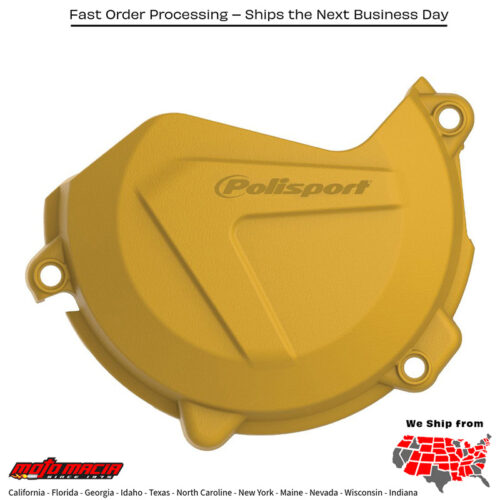 CLUTCH COVER PROTECTOR YELLOW Husqvarna FX 450 2017-2022 Husqvarna FC 450 2016-2022 Husqvarna FE 450 2017-2023 Husqvarna FE 501 2017-2023 Husqvarna FC 450 Rockstar Edition 2018-2020 Husqvarna FE 450S 2019-2019 Husqvarna FE 501S 2020-2021