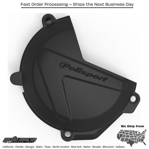 CLUTCH COVER PROTECTOR BLACK KTM 350 XC-F 2016-2021 KTM 350 SX-F 2016-2021 Husqvarna FC 250 2016-2021 Husqvarna FC 350 2016-2021 Husqvarna FE 250 2017-2018 Husqvarna FE 350 2017-2018 KTM 250 SX-F 2016-2021 KTM 250 XC-F 2016-2021