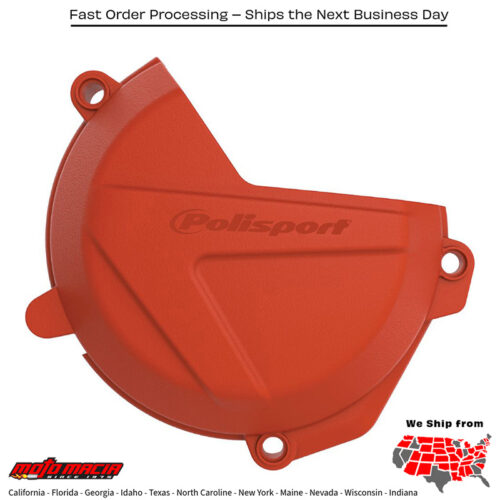 CLUTCH COVER PROTECTOR ORANGE KTM 350 EXC-F 2017-2021 KTM 350 XCF-W 2016-2021 KTM 350 XC-F 2016-2021 KTM 350 SX-F 2016-2021 KTM 250 SX-F 2016-2021 KTM 250 XCF-W 2016-2016 KTM 250 XC-F 2016-2021