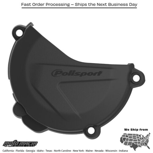 CLUTCH COVER PROTECTOR BLACK KTM 150 XC-W 2017-2019 KTM 125 SX 2016-2021 KTM 150 SX 2016-2021 KTM 200 Xc-W 2016-2016 KTM 150 XC-W TPi 2020-2021 KTM 125 XC 2021-2021