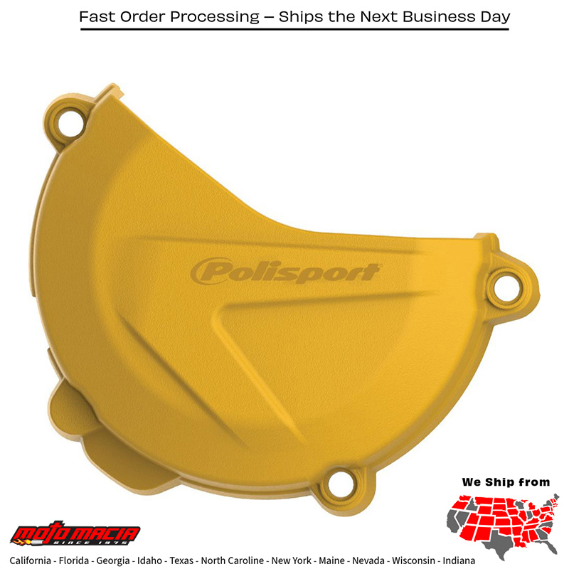 CLUTCH COVER PROTECTOR YELLOW Husqvarna TE 150 2017-2018 Husqvarna TC 125 2016-2018