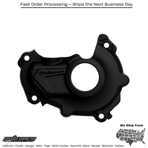 IGNITION COVER PROTECTOR BLACK Yamaha YZ450FX 2016-2017 Yamaha YZ450F 2011-2017 Yamaha WR450F 2016-2017
