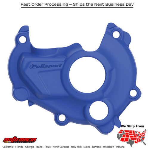 IGNITION COVER PROTECTOR BLUE Yamaha YZ450FX 2016-2017 Yamaha YZ450F 2011-2017 Yamaha WR450F 2016-2017