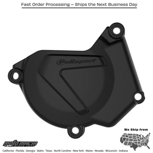 IGNITION COVER PROTECTOR BLACK Yamaha YZ250X 2016-2024 Yamaha YZ250 2005-2024
