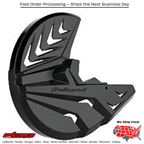 DISC/FORK PROTECTOR  BLACK/BLACK Kawasaki KX250F 2013-2020 Kawasaki KX450F 2015-2018