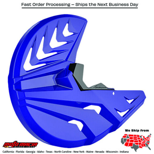 DISC/FORK PROTECTOR  BLUE/BLACK Yamaha YZ125 2008-2023 Yamaha YZ250 2008-2023 Yamaha YZ250F 2008-2023 Yamaha YZ450F 2008-2023 Yamaha YZ250FX 2015-2023 Yamaha YZ450FX 2016-2023
