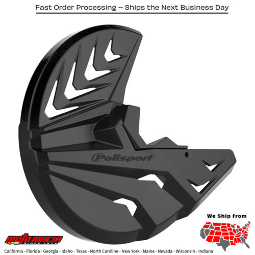 DISC/FORK PROTECTOR  BLACK/BLACK Honda CRF450R 2010-2014 Honda CRF250R 2010-2014