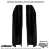 FORK GUARDS BLACK Honda CRF450R 2002-2009 Honda CRF250R 2004-2009 Honda CRF250X 2004-2009 Honda CRF450X 2005-2009 Honda CR125R 1995-2007 Honda CR250R 1995-2007