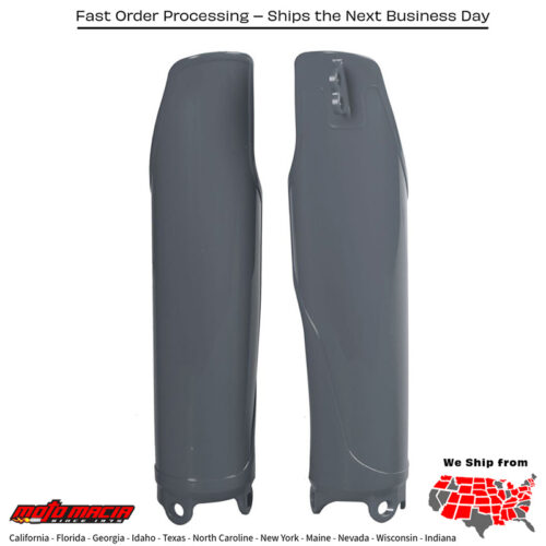 FORK GUARD NARDO GREY Honda CRF450RX 2017-2018 Honda CRF450R 2010-2018 Honda CRF250R 2004-2018 Honda CRF250X 2004-2009 Honda CRF450X 2010-2017