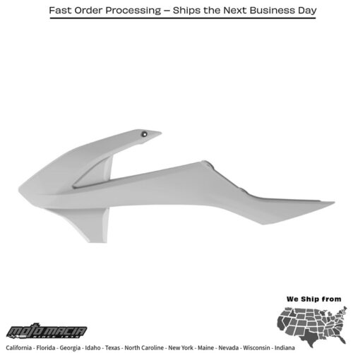 RADIATOR SHROUD WHITE KTM 85 SX (17/14) 2018-2023