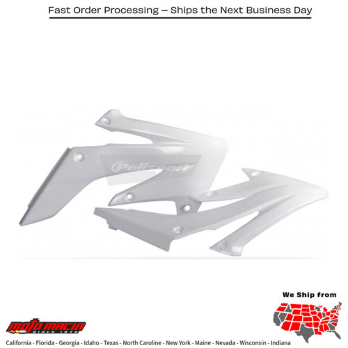 RADIATOR SHROUD WHITE Honda CRF250R 2009-2009