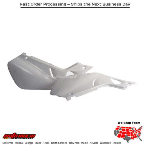 SIDE PANELS WHITE Honda CR250R 1997-1997