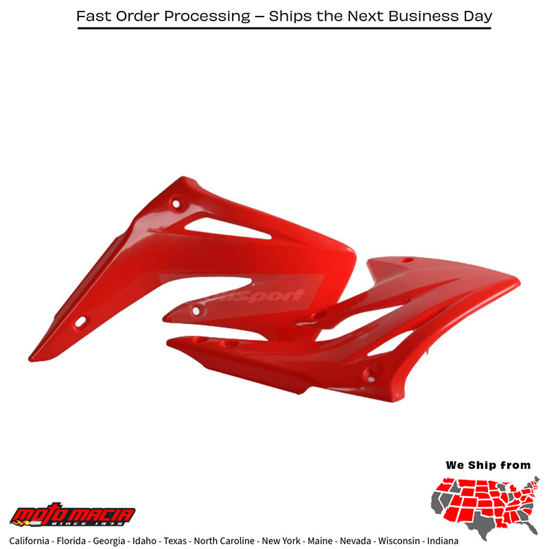 RADIATOR SHROUD RED Honda CR85R 2007-2007