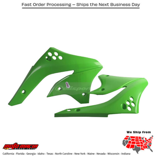 RADIATOR SHROUD GREEN Kawasaki KX450F 2008-2008