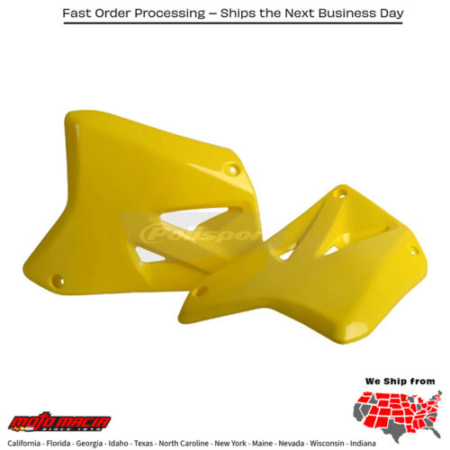 RADIATOR SHROUD YELLOW Suzuki RM125 2008-2008