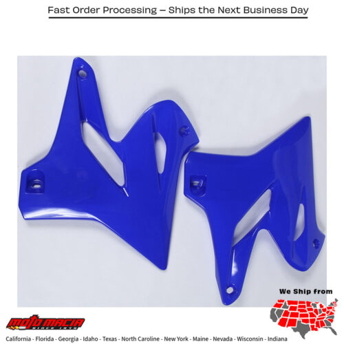 RADIATOR SHROUD BLUE Yamaha YZ125X 2020-2021 Yamaha YZ250X 2016-2021 Yamaha YZ125 2015-2021 Yamaha YZ250 2015-2021