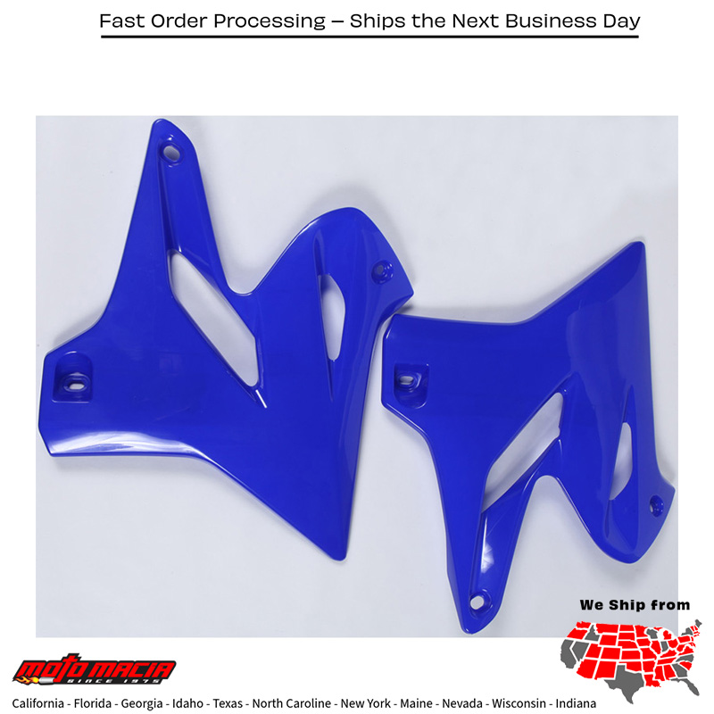 RADIATOR SHROUD BLUE Yamaha YZ125X 2020-2021 Yamaha YZ250X 2016-2021 Yamaha YZ125 2015-2021 Yamaha YZ250 2015-2021