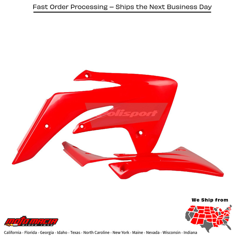 RADIATOR SHROUD RED Honda CRF150R 2007-2025