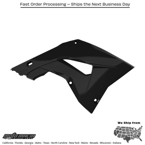 RADIATOR SHROUD BLACK Honda CR250R 2004-2007