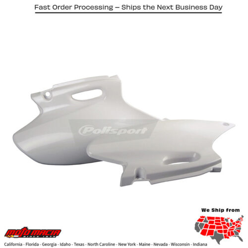 SIDE PANELS WHITE Yamaha YZ250F 2001-2002 Yamaha YZ426F 2000-2002 Yamaha YZ400F 1998-1999
