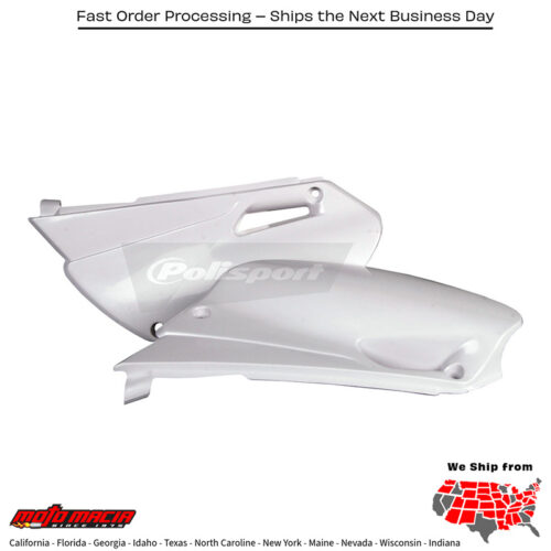 SIDE PANELS WHITE Yamaha YZ85 2002-2014